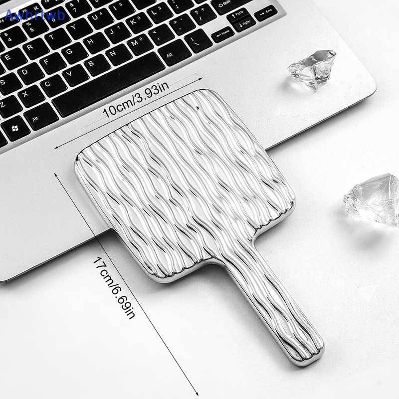 1 Gương Trang Điểm Cầm Tay Hình Vuông Kích Thước Lớn Dành Cho Nữ Mới