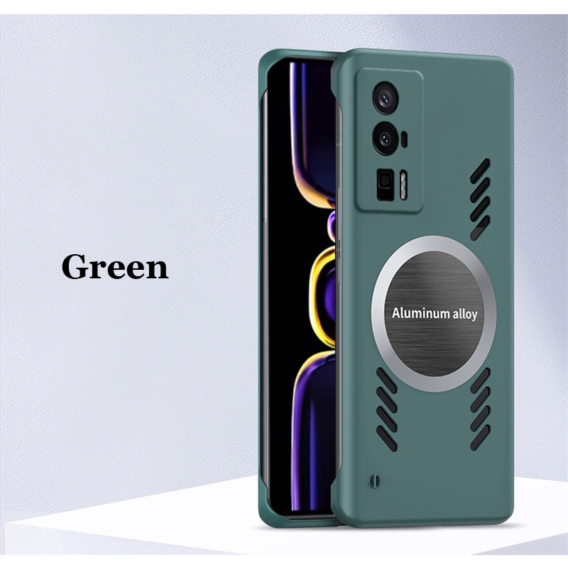 Ốp Điện Thoại Nam Châm Tản Nhiệt Không Khung Cho Xiaomi Redmi K50 K50i K60 K60E K40 Ultra Pro