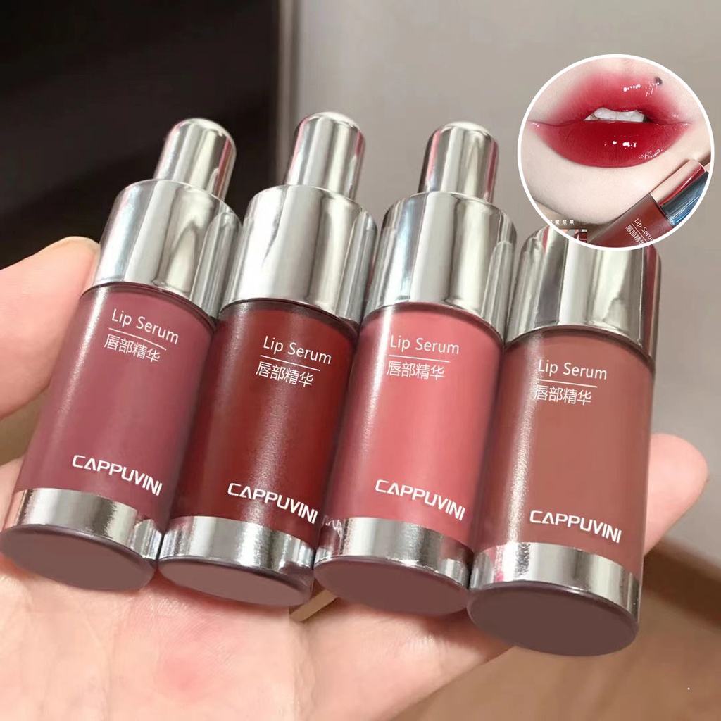Son Môi CAPPUVINI Dưỡng Ẩm Chống Thấm Nước Thiết Kế Chai Nhỏ Nhắn