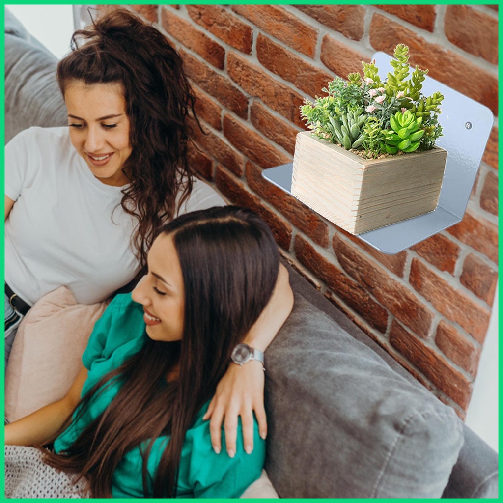 Kệ Sách Gắn Tường Bằng Kim Loại Vô Hình Tái Sử Dụng Tiện Lợi