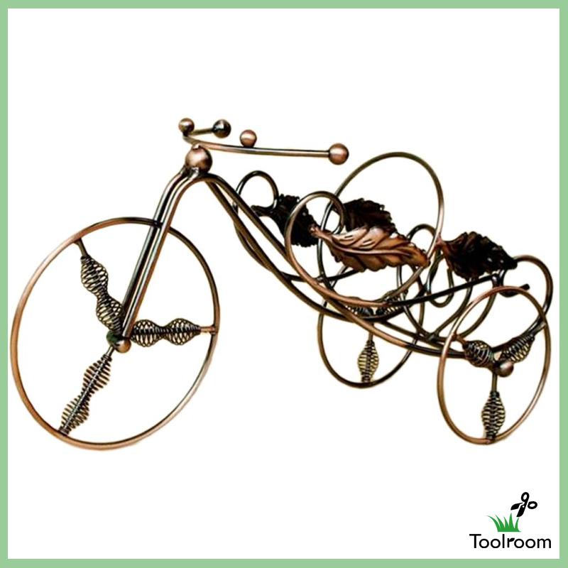 1 Giá Đỡ Hình Xe Đạp Ba Bánh Bằng Sắt Trang Trí Bàn Ăn