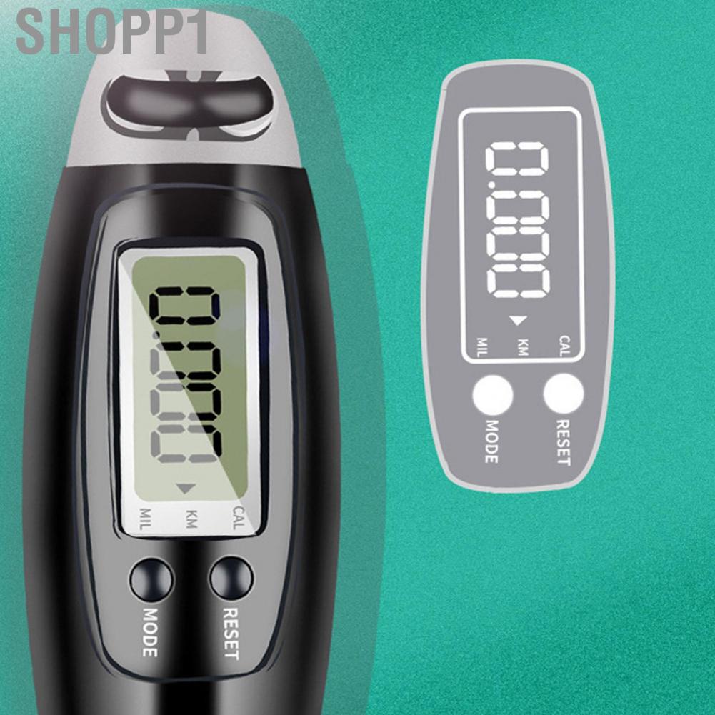 Shopp1 Digital Counting Speed Jumping Rope  Professional Lightweight Keep Healthy Fitness Jump Ropes PVC Dual Use for Indoors