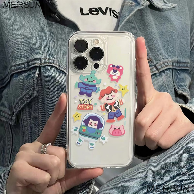 ✅Ốp Điện Thoại Dẻo Họa Tiết Hoạt Hình Toy Story Dễ Thương Chống Sốc Cho iPhone1214pro 6In13 max Z6J9 11