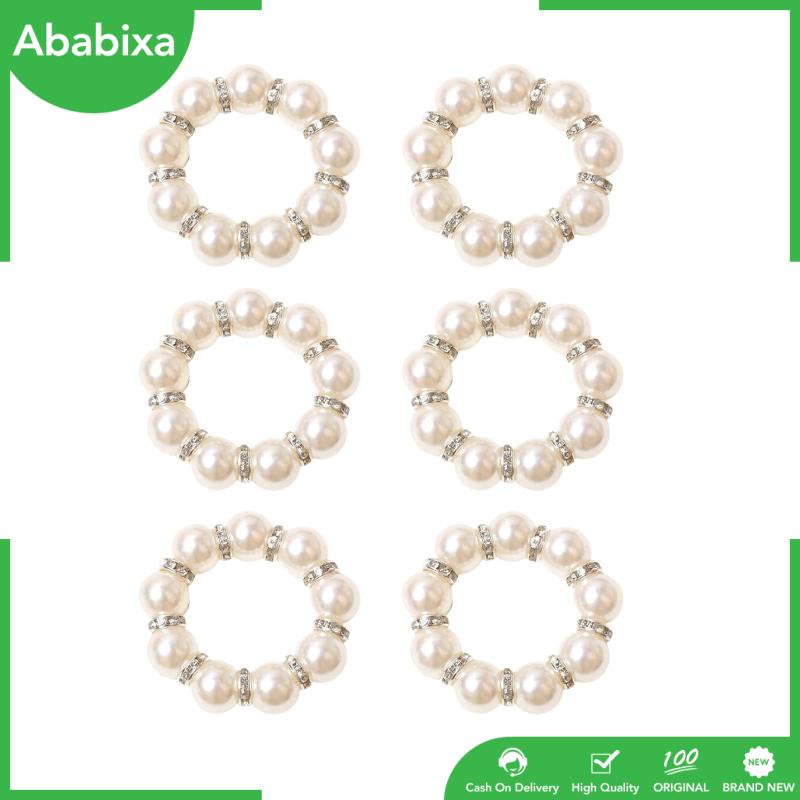 [Ababixa] 6 Kẹp Khăn Ăn Cho Đám Cưới / Lễ Kỳ Nghỉ Tinh Tế