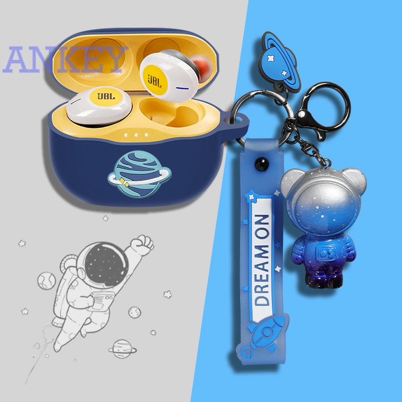 For JBL Tune 125TWS / 120TWS Case T120 T125 Protective Cute Cartoon Cover Bluetooth Earphone Shell Accessories TWS Headphone Portable