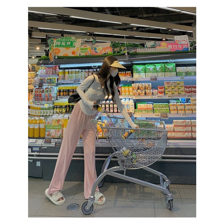 Áo Khoác Chống Nắng Và Tia UV Bằng Lụa Lạnh Mỏng Nhẹ Thoáng Khí Thời Trang Mùa Hè Cho Nữ