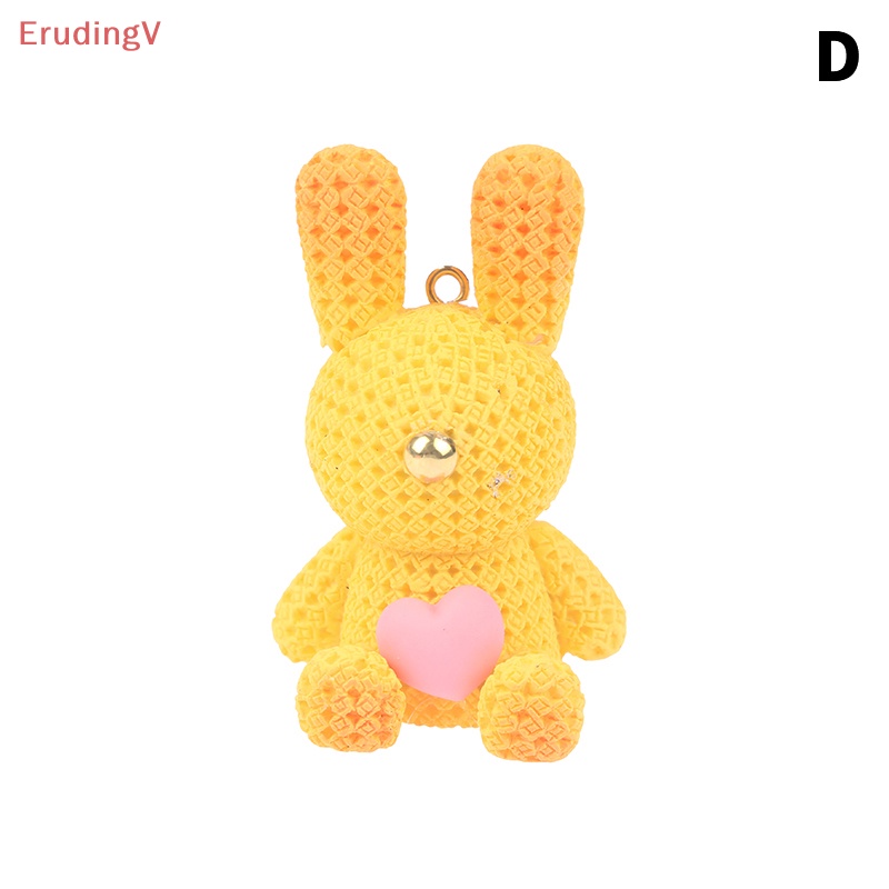 [ErudingV] 1 Móc Khóa / Móc Khóa / Búp Bê Thỏ Tình Yêu DIY Để Bàn Trang Trí [Mới]