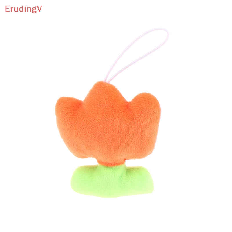 Búp Bê Nhồi Bông Hình Hoa Tulip 8cm Mềm Mại Treo Móc Khóa / Ba Lô / Túi Xách Trang Trí Quà Tặng Cho Bé