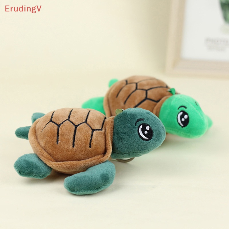 [ErudingV] Búp Bê Nhồi Bông Mềm Mại Hình Rùa Biển Hoạt Hình Trang Trí Ba Lô / Móc Khóa [Mới]