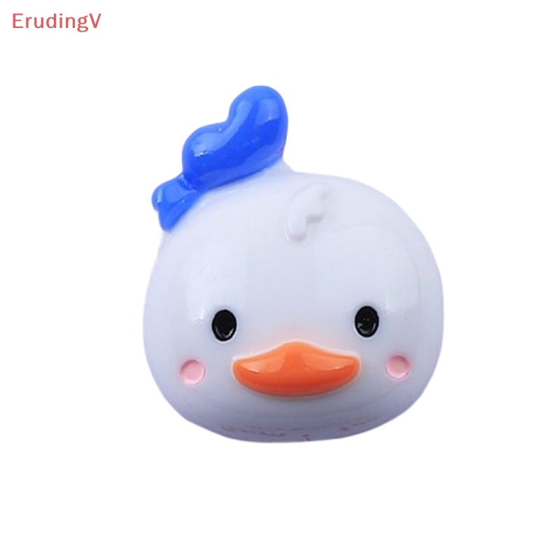 Bộ 10 Phụ Kiện Cài Tóc Hình Động Vật Hoạt Hình Bằng Nhựa Resin Lấp Lánh DIY