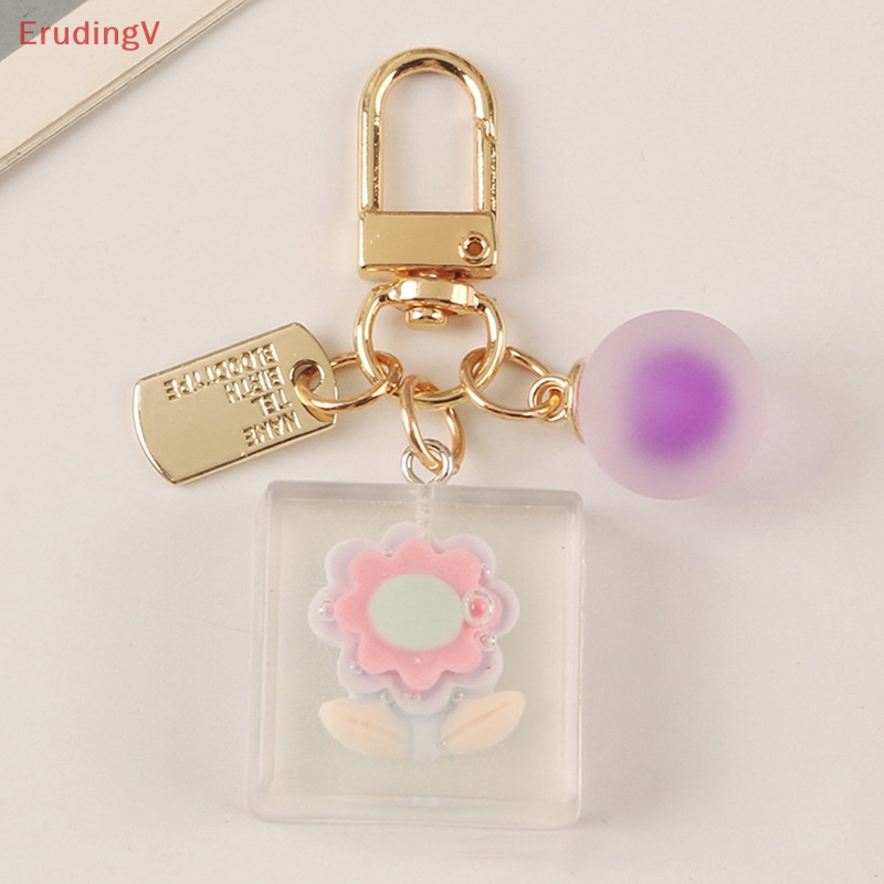 [ErudingV] Móc Khóa Resin Hình Hoa Cúc Sáng Tạo Dễ Thương Cho Nữ [Mới]