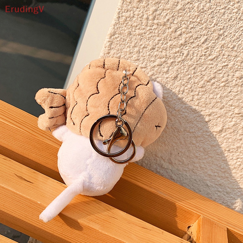 Bộ Móc Khóa Hình Mèo Bông Dễ Thương