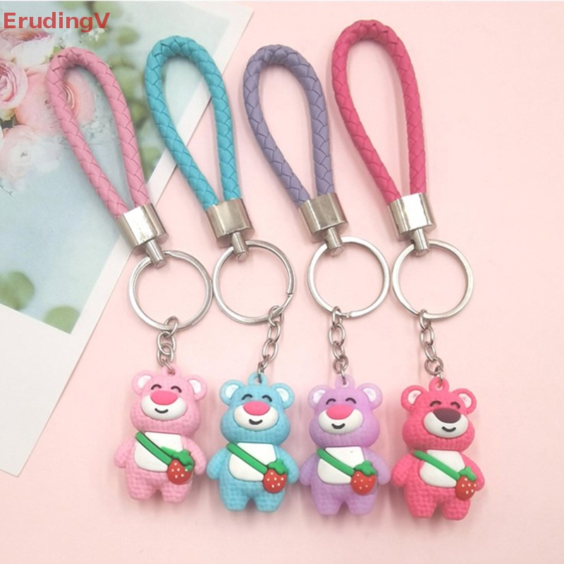 Móc Chìa Khóa / Túi Xách Bằng Nhựa Resin Họa Tiết Hoạt Hình Winnie Dễ Thương