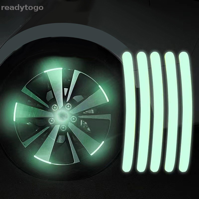 Bộ 20 Miếng Dán Trục Bánh Xe Phản Quang An Toàn Cho Xe Hơi