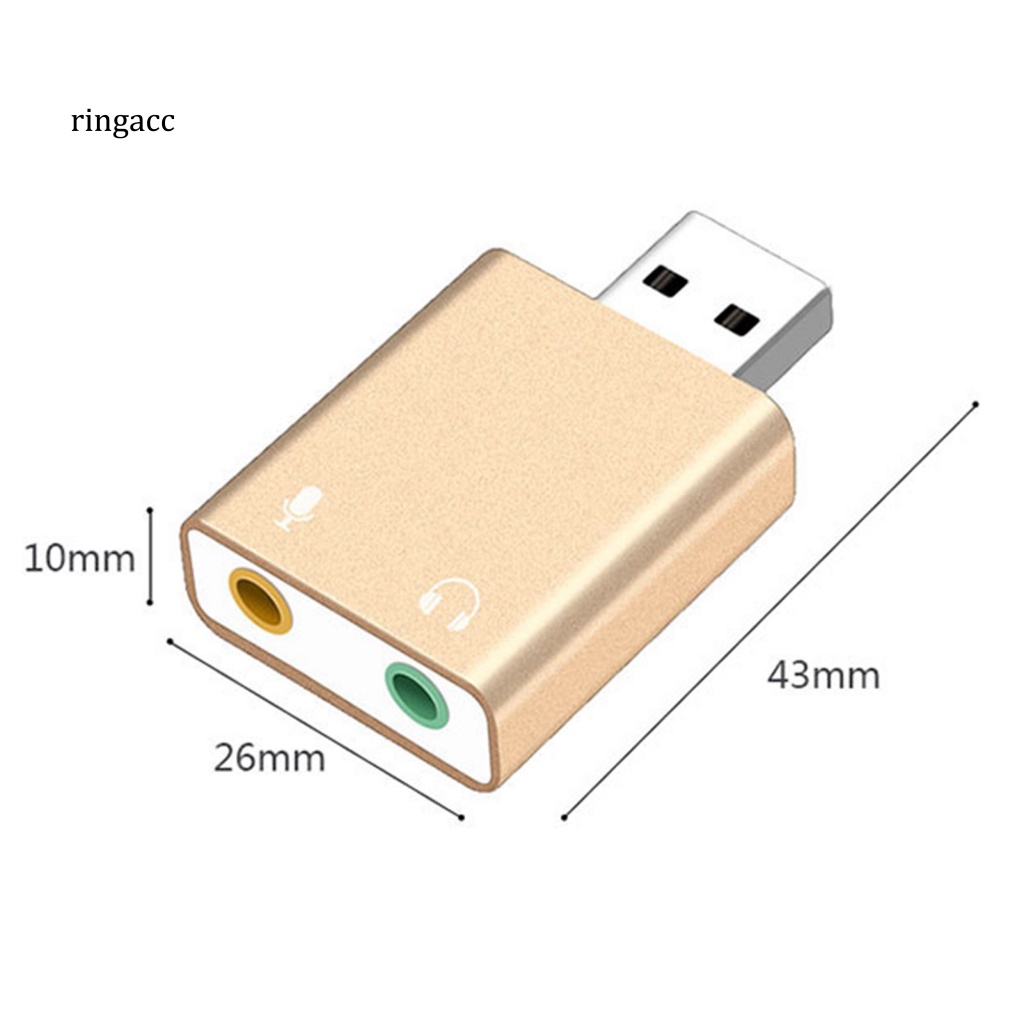 Thẻ Âm Thanh Chuyển Đổi Giao Diện USB Độ Trung Thực Cao Cho Máy Tính