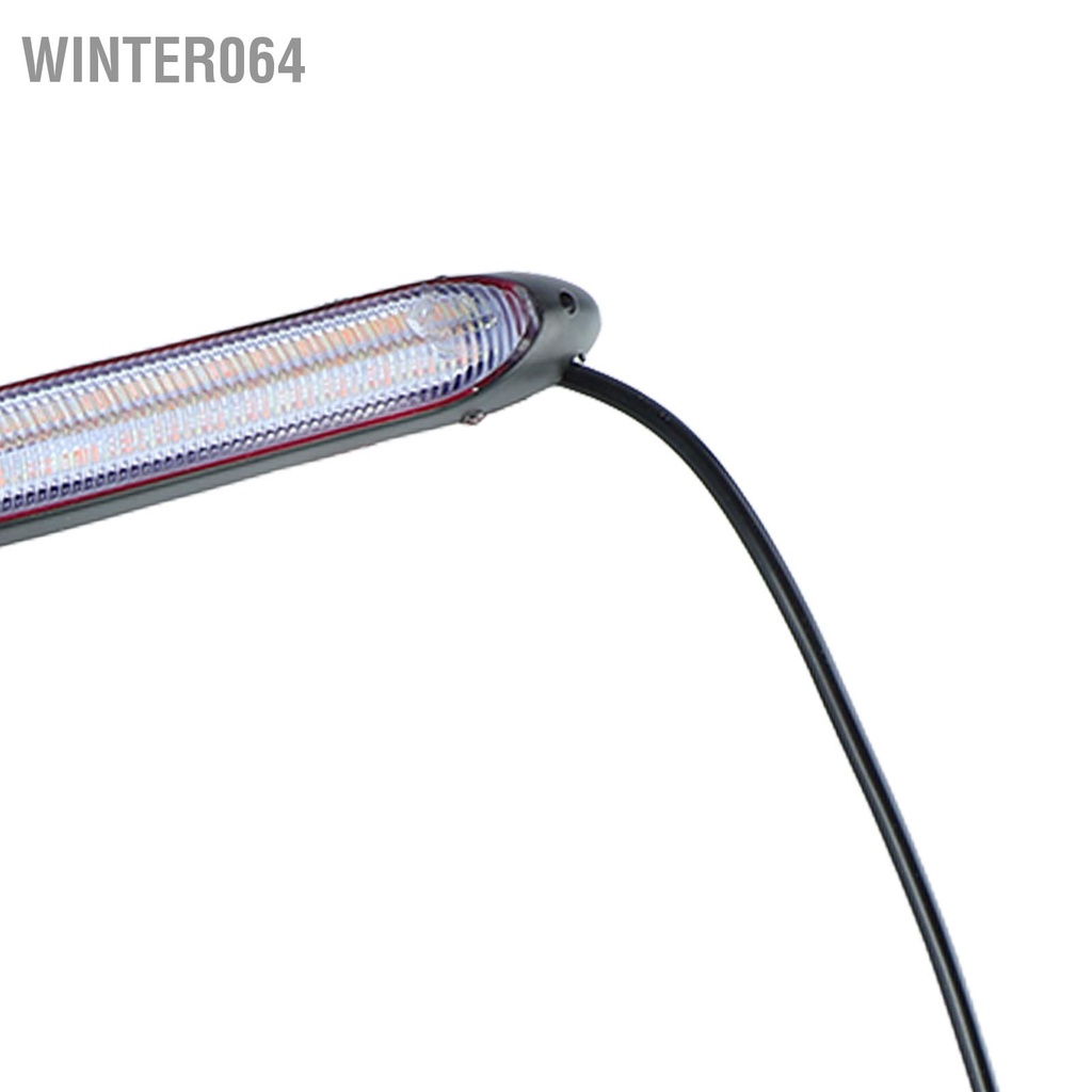 Winter064 2 Chiếc Đèn Pha Dải Chạy Ban Ngày LED Tín Hiệu Hai Màu Trắng Và Vàng