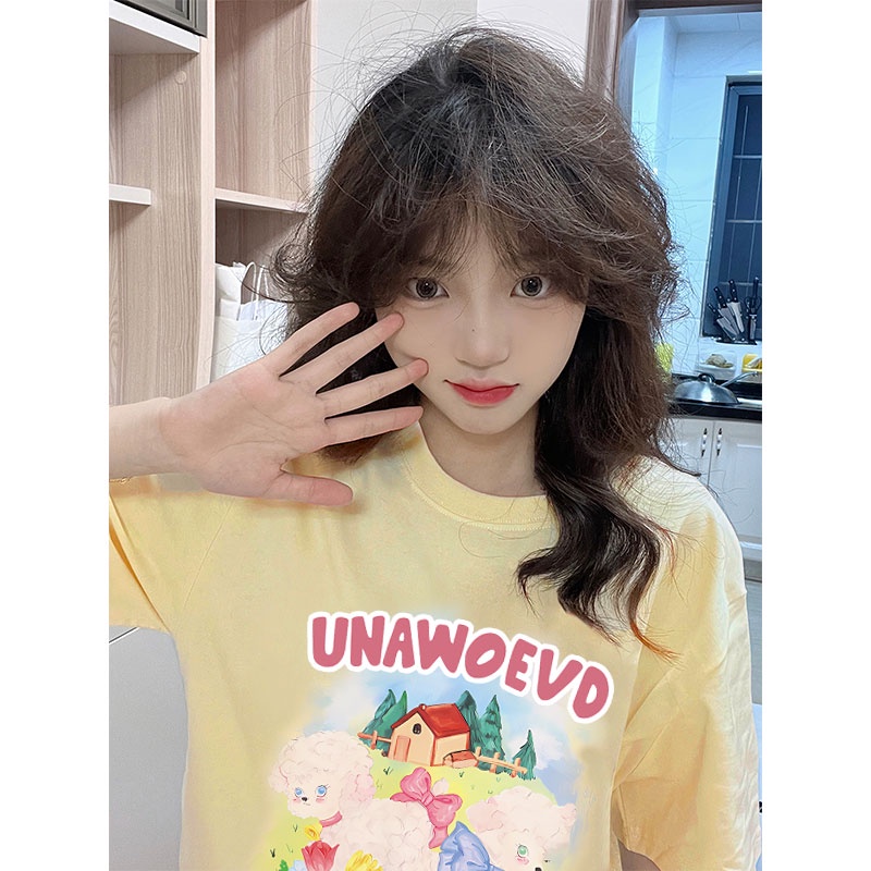 NRVP Áo Thun 100% Cotton Tay Ngắn Phong Cách Hàn Quốc Mới