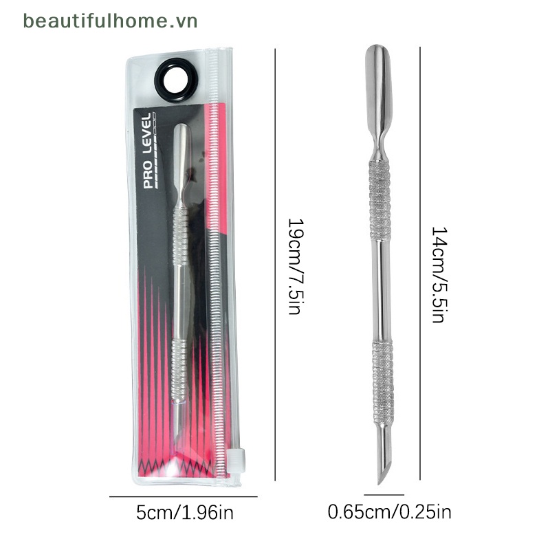 Dụng Cụ Loại Bỏ Da Chết Bằng Inox Chuyên Dùng Làm Móng