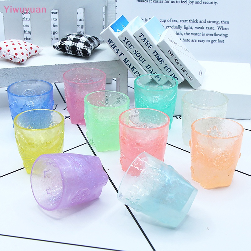 < Yiwuyuan > Móc Khóa Cốc Nước Mô Phỏng Ban Đêm Twinkle Dad DIY Sáng Tạo Mới