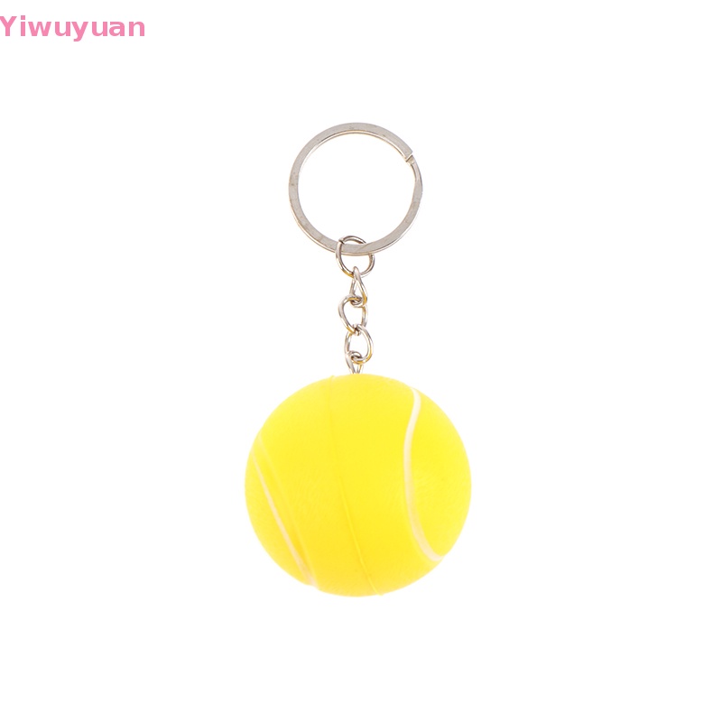 < Yiwuyuan > Móc Chìa Khóa Xe Hơi Thể Thao Mặt Bóng Đá Tennis Mới