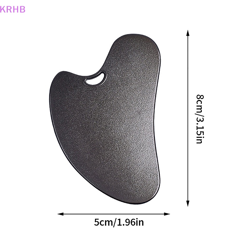 1 Dụng Cụ Mát Xa Gua Sha Bằng Kim Loại Cho SPA Mới