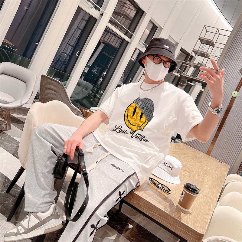 Áo Thun Unisex Cổ Tròn Tay Ngắn In Hình L1V &amp; - 2023 Mới