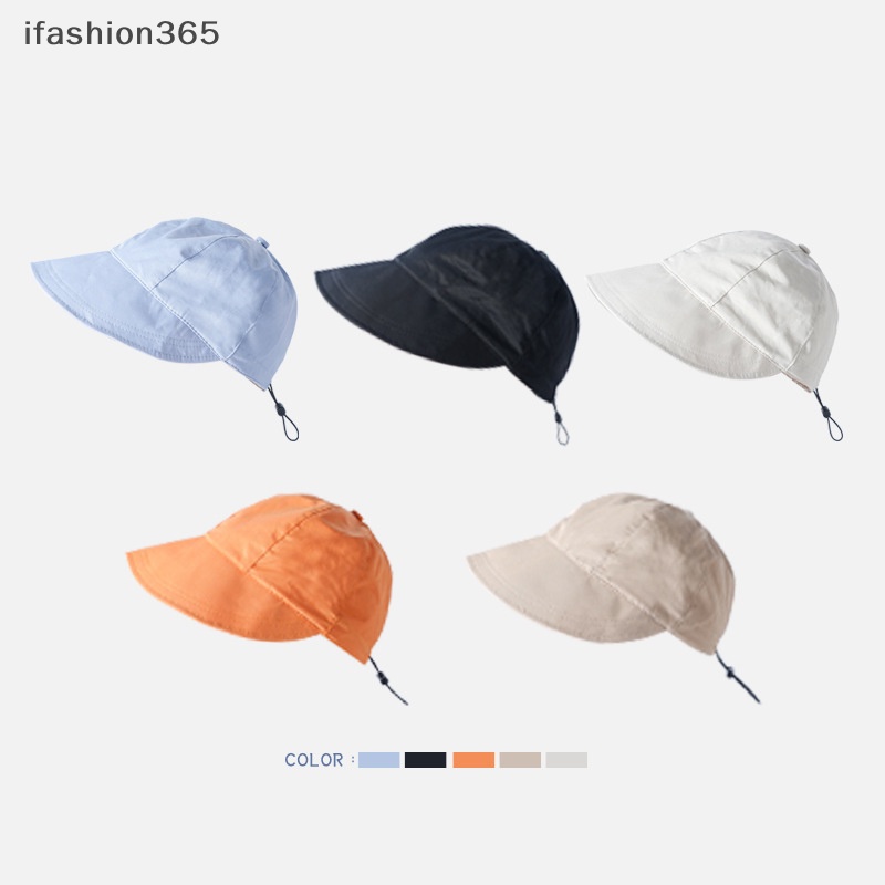 Mũ Tai Bèo Vành Rộng Chống Nắng Có Thể Điều Chỉnh Và Dây Rút ifashion365