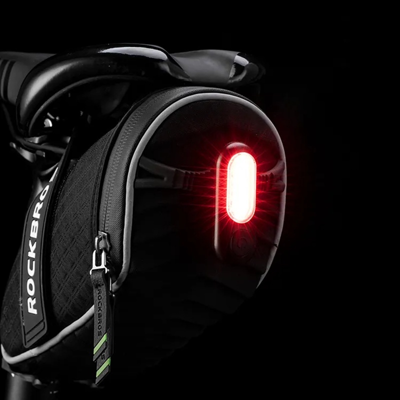 Đèn An Toàn Gắn Đuôi Xe Đạp Chống Nước IPX5 5 Chế Độ Có Thể Sạc Lại Bằng Cổng USB YKD