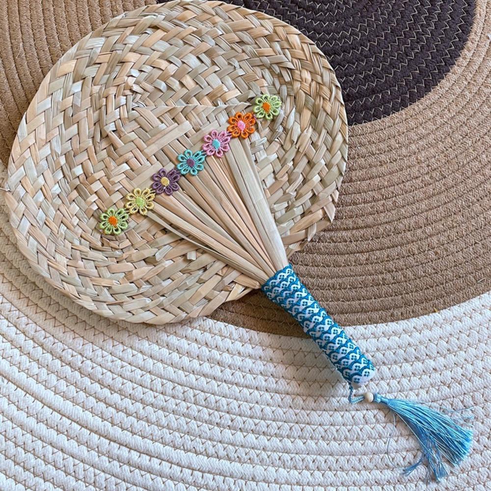 Quạt Làm Mát Mùa Hè Bằng Sợi Bện Thủ Công