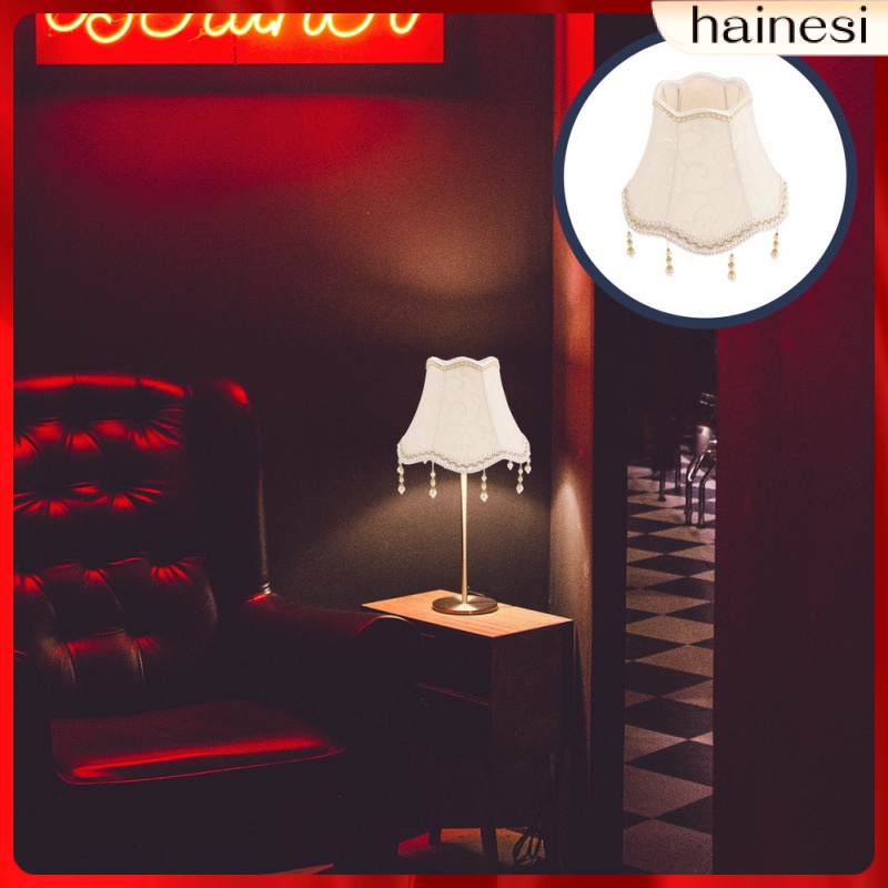 European Beads Lamp Shades Table Lamps Floor Lampshade Wall Cloth Cover Sector Branches Dome