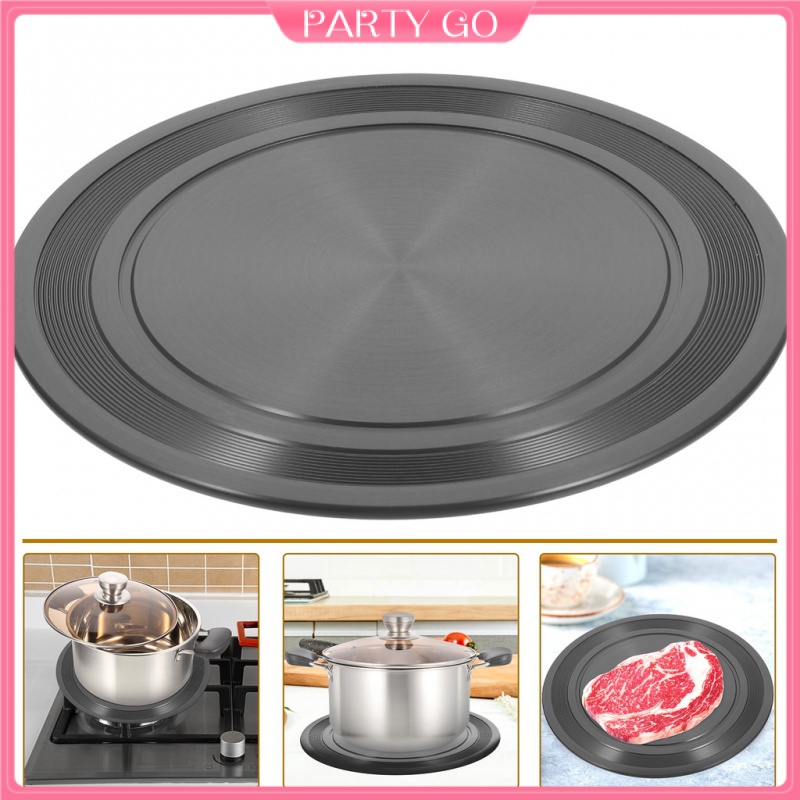 Khay Tròn 20cm / 24cm Bằng Kim Loại Dùng Tạo Nhiệt Cho Lò Nướng