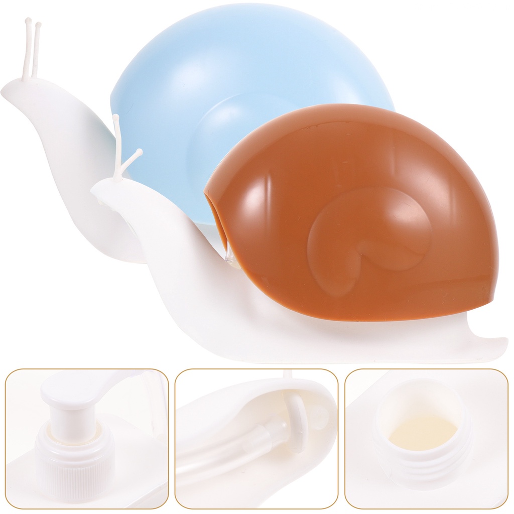 Set 2 Chai Đựng Xà Phòng Dạng Lỏng Có Thể Nạp Lại Tiện Dụng