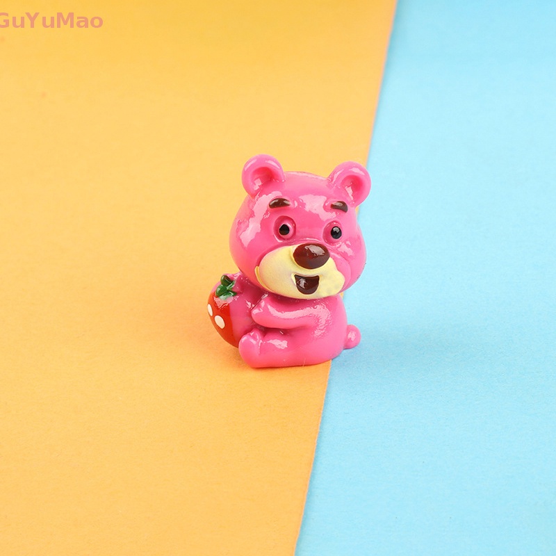 [cxGUYU] Kẹp Tóc Trang Trí Điện Thoại Hình Gấu Dâu Tây Dễ Thương DIY PRTA