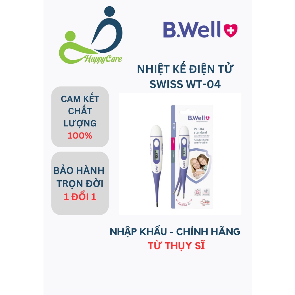 Nhiệt kế điện tử B.Well Swiss WT-04 standard