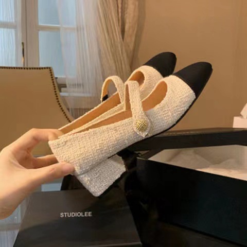 Giày Cao Gót Mũi Vuông Đế Mềm Thời Trang Dành Cho Nữ Giày sandal dáng slingback nữ