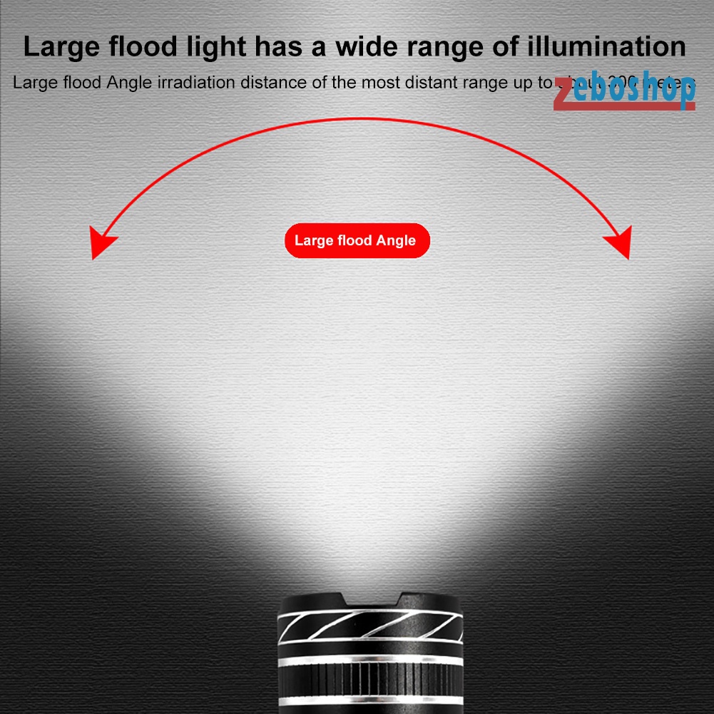 Đèn Pha LED Sạc USB Chống Thấm Nước An Toàn Dành Cho Xe Đạp