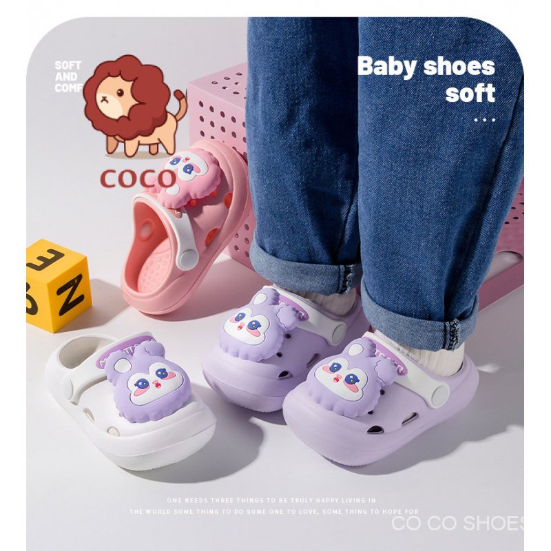 Dép Sandal Xỏ Ngón Chống Trượt Họa Tiết Hoạt Hình Thời Trang Mùa Hè Cho Bé Trai Và Gái