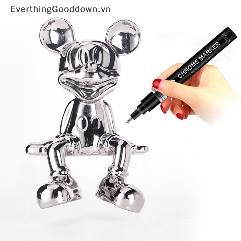 Everthinggooddown 1 Bút Đánh Dấu Tráng Gương Kim Loại Mạ Chrome 0.7-3 MM vn