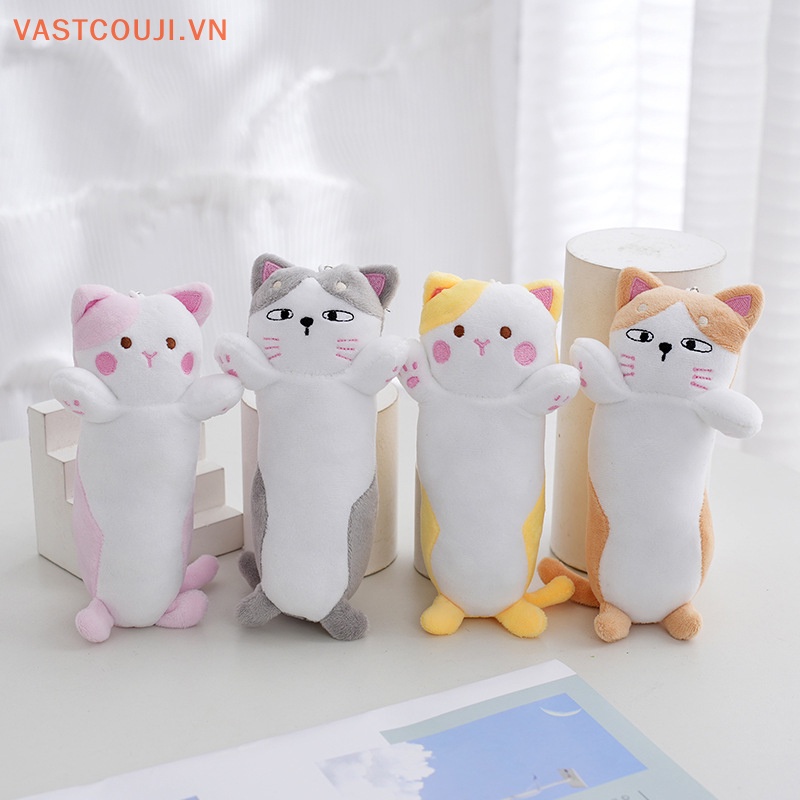 Móc Khóa Hình Mèo Nhồi Bông Đáng Yêu