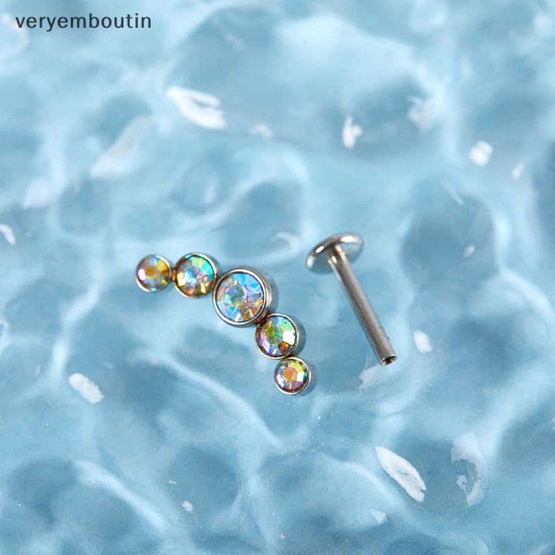 Phụ Kiện Trang Sức Thời Trang Hình Trụ Bằng Thép Không Gỉ Dễ Phối Đồ