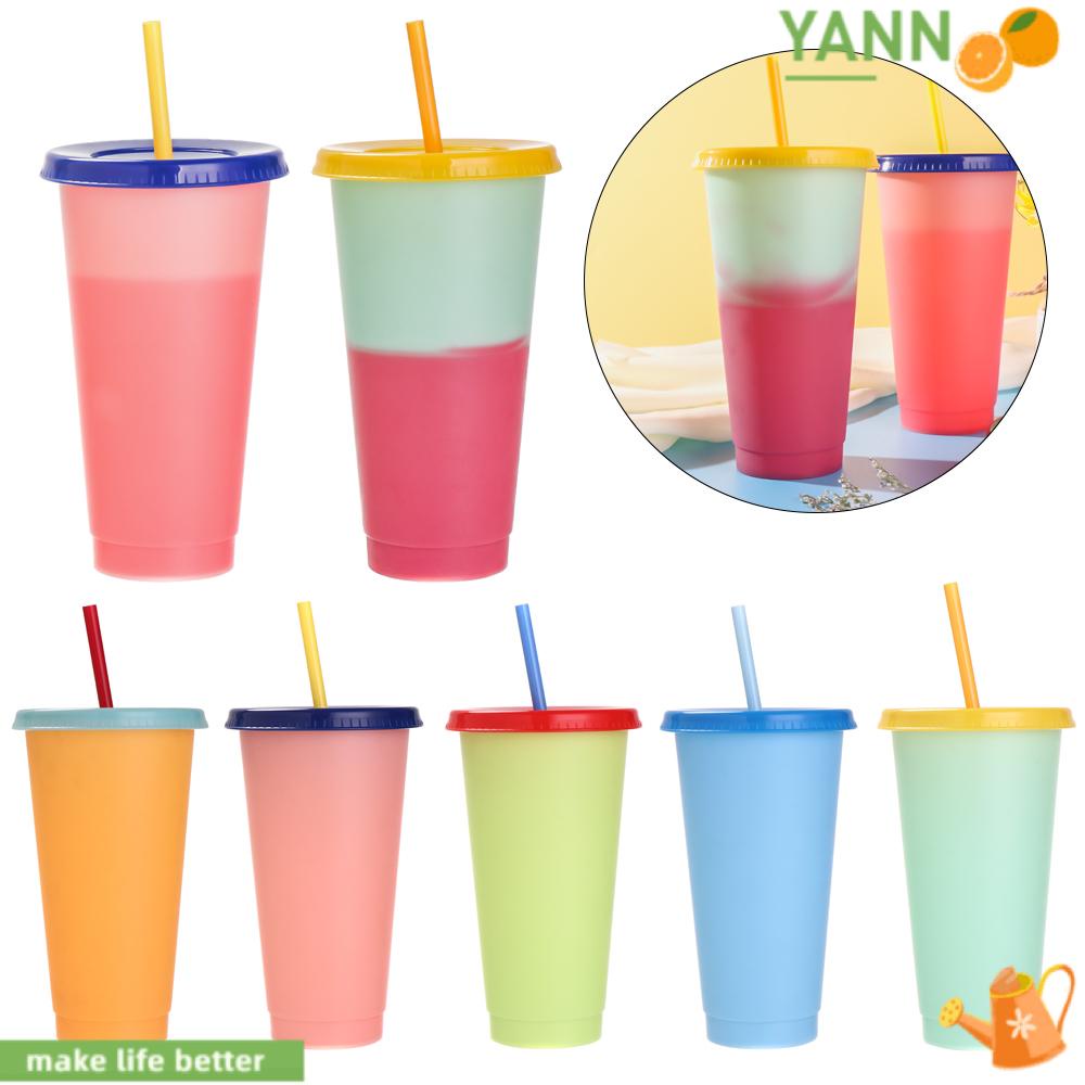 Cốc Uống Nước Di Động Bằng Nhựa Đổi Màu Mẫu Mới 1