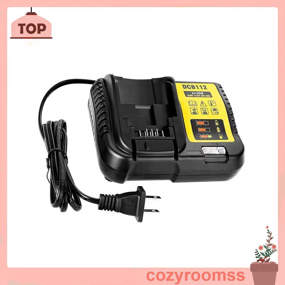 Bộ Sạc Pin Lithium Màu Đen Dành Cho 10.8V 12V 20V DCB101 DCB200 DCB140