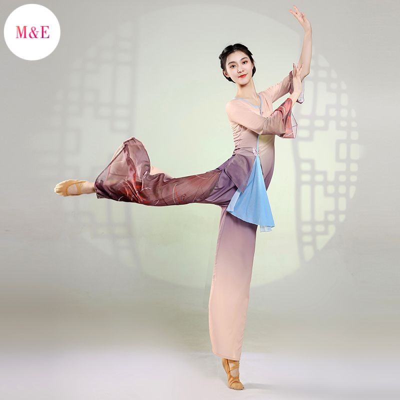 Trang Phục Múa Dân Tộc Rhyme Màu Gradient Phong Cách Cổ Điển Thời Trang Mới 2023