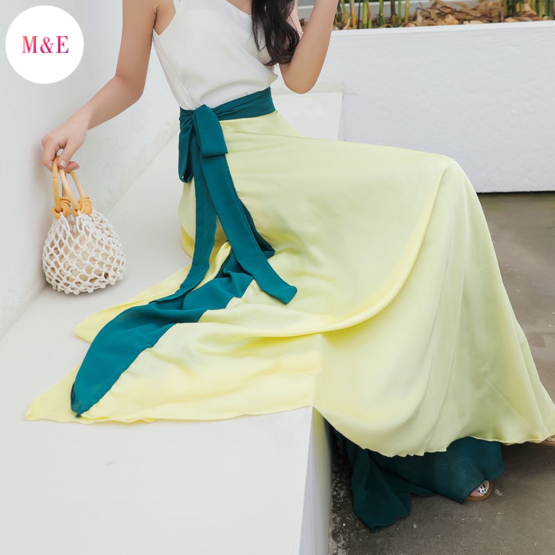 M &amp; E Bán Trực Tiếp Từ Nhà Máy Váy Múa Một Mảnh 720 Độ Hai Màu Kiểu Trung Hoa Cổ Điển Nhẹ Nhàng Thoáng Khí Phong Cách Mùa Hè 2023