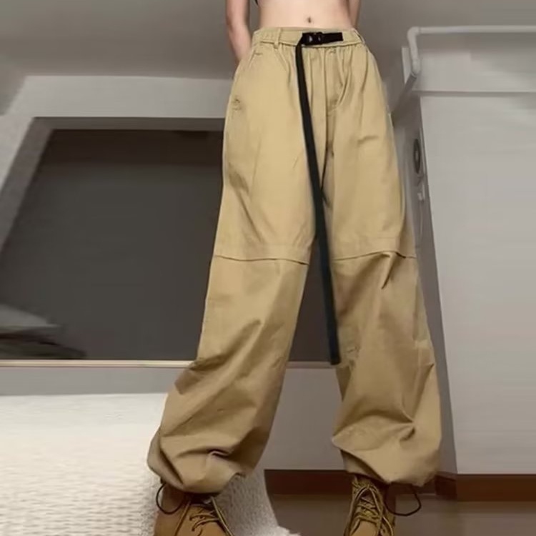Quần Kaki Dài Ống Rộng Thời Trang Mùa Hè Cao Cấp Cho Nữ