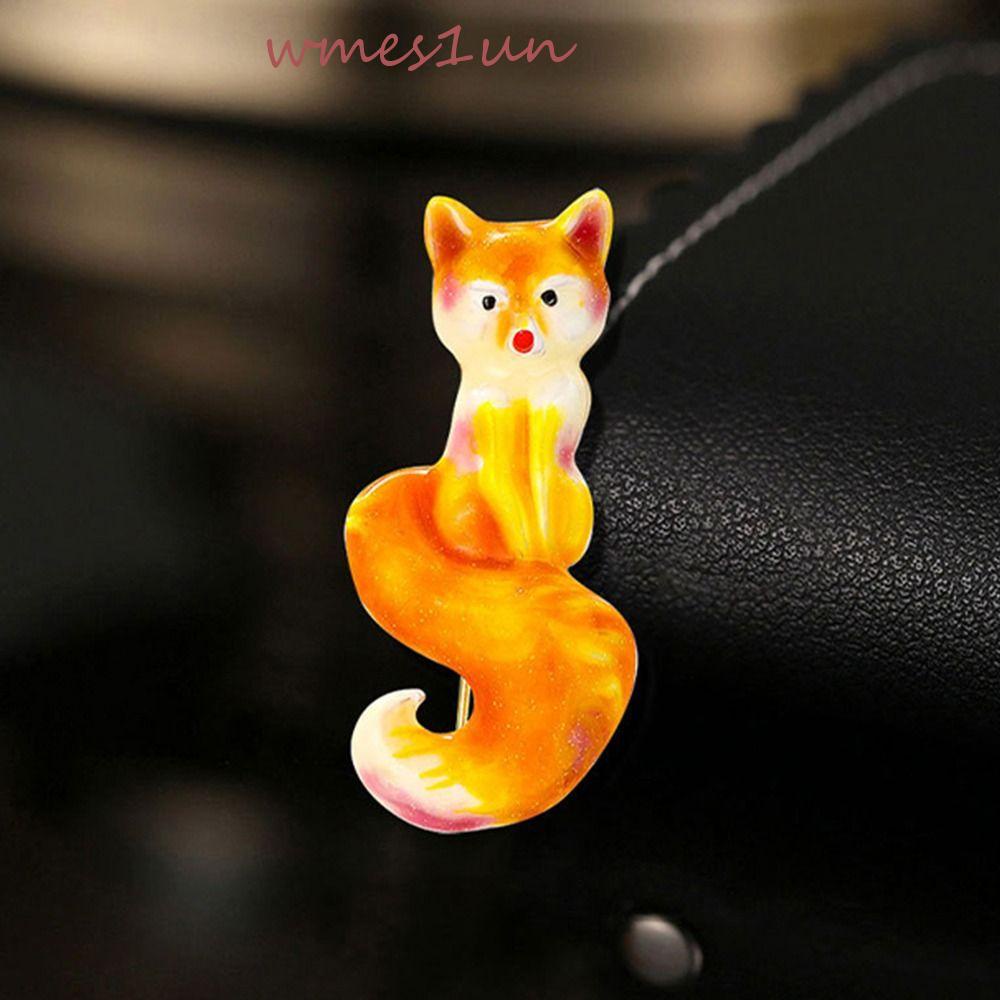 Ghim Cài Áo Hình Động Vật Tráng Men Cá Tính WMES15H Cho Nữ