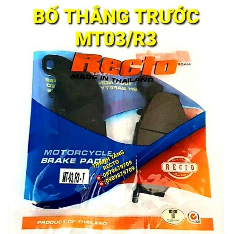 BỐ THẮNG ĐĨA TRƯỚC MT03/R3 RECTO THAILAND