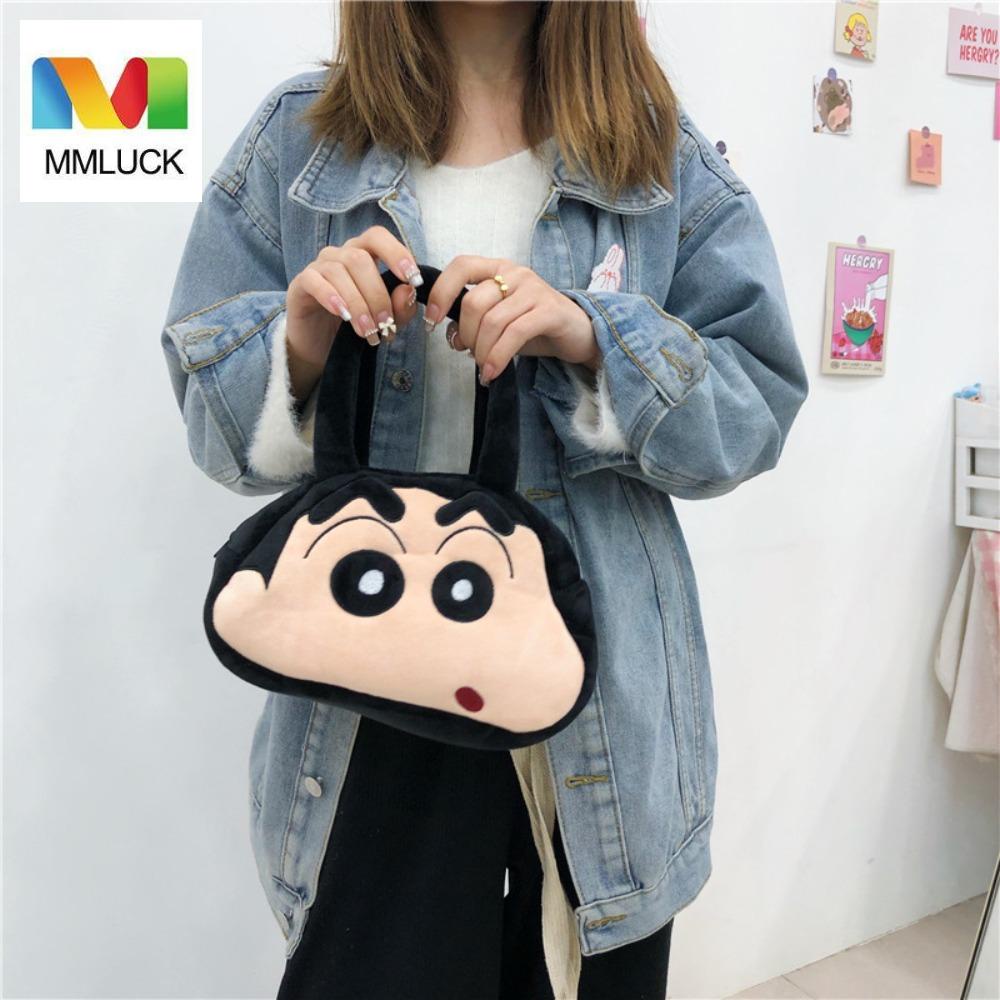 Túi Đeo Vai Cầm Tay Bằng Vải Bông Sức Chứa Lớn Họa Tiết Động Vật Dễ Thương Dành Cho Trẻ Em