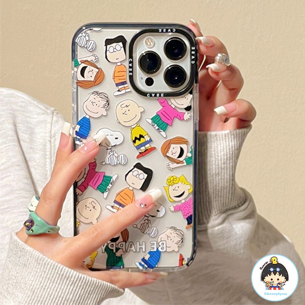 Ốp Điện Thoại TPU Mềm Trong Suốt Chống Sốc In Hình Snoopy Dễ Thương Cho IPhone 11 12 13 14 Pro Max