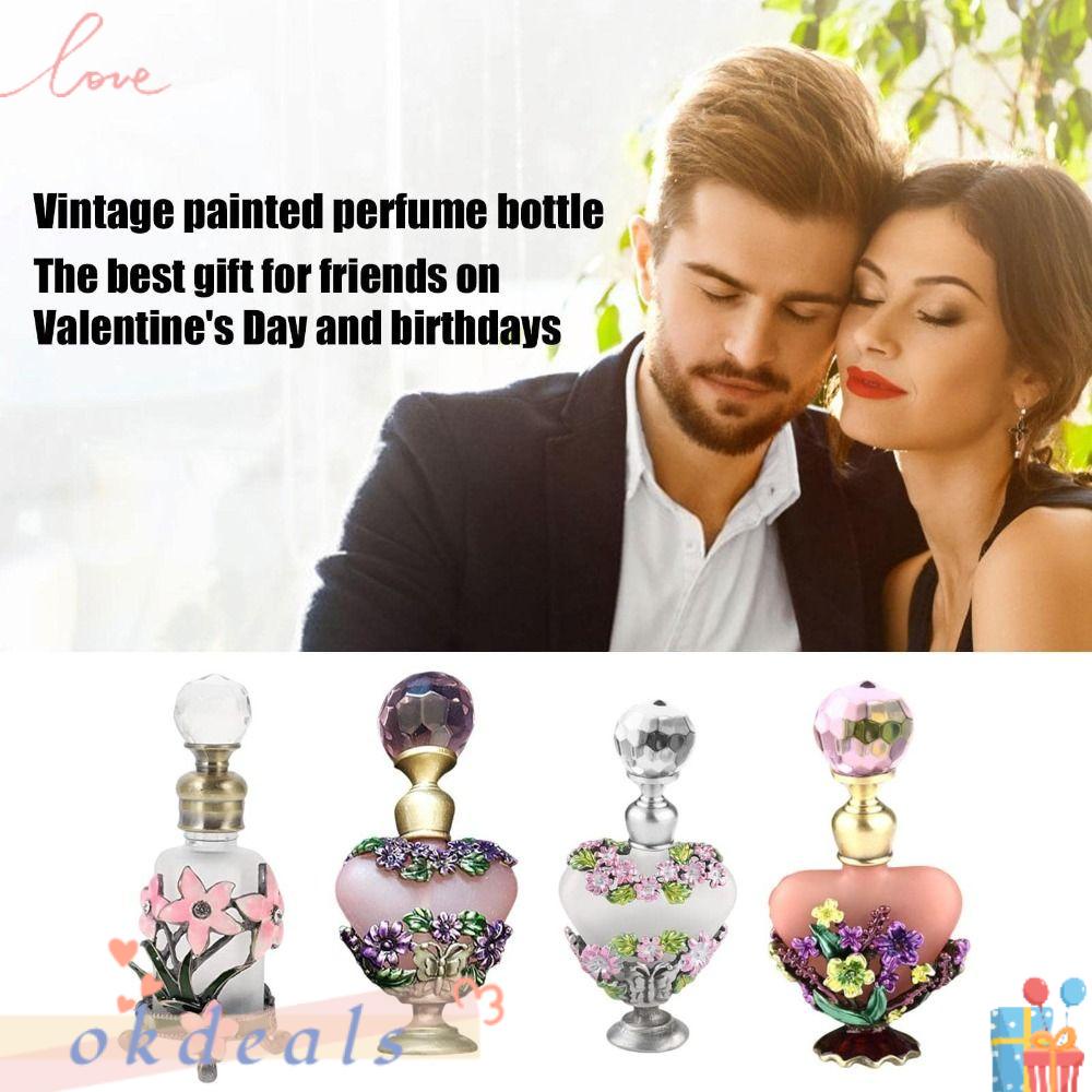 Bình Rỗng Đựng Tinh Dầu Có Thể Đổ Đầy Phong Cách Cổ Điển